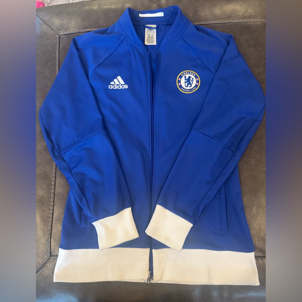 2016/17 Men’s Chelsea FC Blue Adidas Anthem Large Jacket